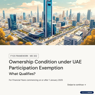 Ownership Condition Participation Exemption
